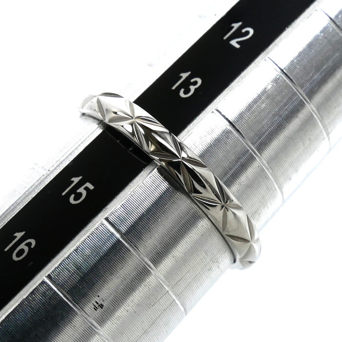 CHANEL シャネル Pt950プラチナ マトラッセ リング・指輪 14号 54 3.2g レディース【中古】【美品】