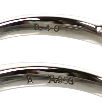 Vendome Aoyama ヴァンドーム青山 Pt950プラチナ ハーフエタニティ リング・指輪 APVR038607DI ダイヤモンド0.40ct 9号 3.1g レディース【中古】【美品】