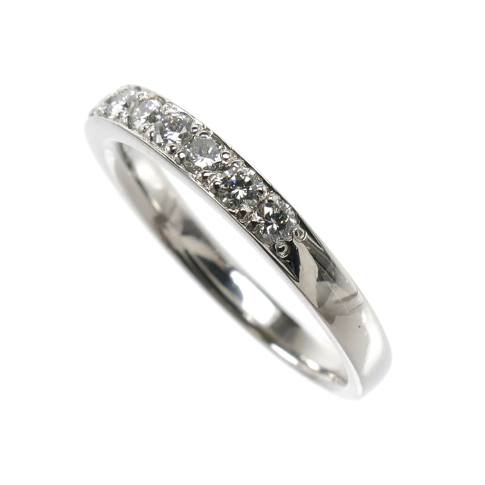 Vendome Aoyama ヴァンドーム青山 Pt950プラチナ ハーフエタニティ リング・指輪 ダイヤモンド0.38ct 7号 3.2g レディース【中古】【美品】