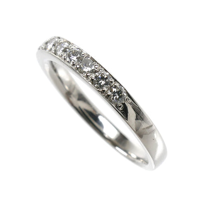 Vendome Aoyama ヴァンドーム青山 Pt950プラチナ ハーフエタニティ リング・指輪 ダイヤモンド0.38ct 7号 3.2g レディース【中古】【美品】