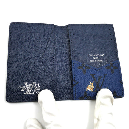 LOUIS VUITTON ルイ・ヴィトン ポケット オーガナイザー カードケース モノグラムフォレスト マリーヌ M26979 IC ユニセックス【中古】【美品】