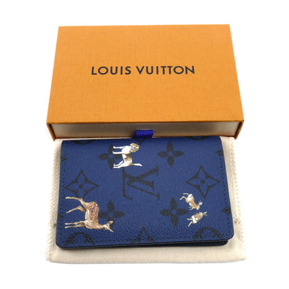 LOUIS VUITTON ルイ・ヴィトン ポケット オーガナイザー カードケース モノグラムフォレスト マリーヌ M26979 IC ユニセックス【中古】【美品】
