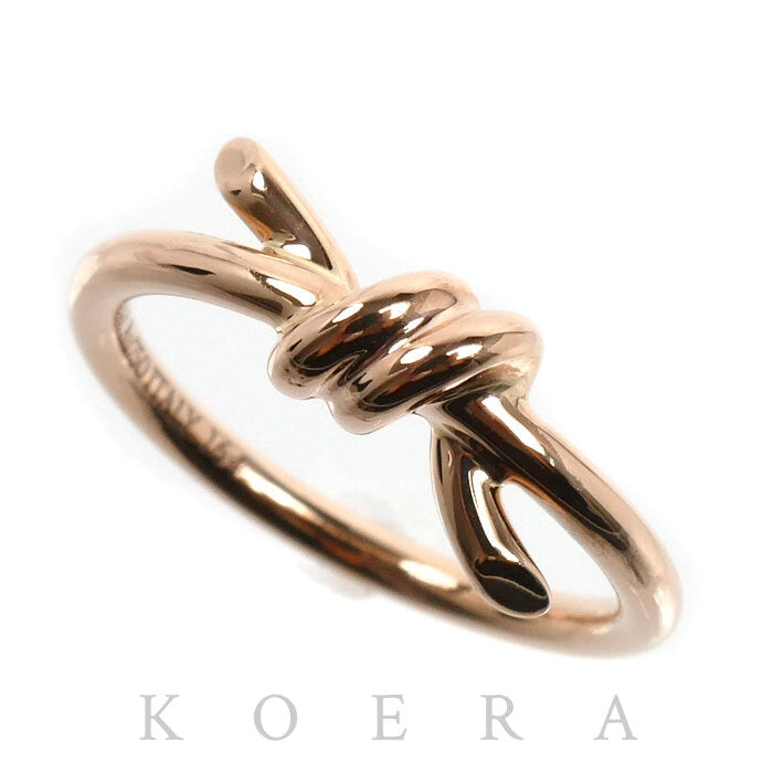 TIFFANY&Co. ティファニー K18PG ピンクゴールド ノット リング・指輪 8号 3.0g レディース【中古】【美品】
