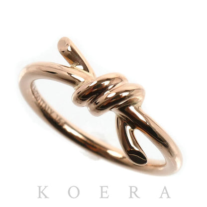 TIFFANY&Co. ティファニー K18PG ピンクゴールド ノット リング・指輪 8号 3.0g レディース【中古】【美品】
