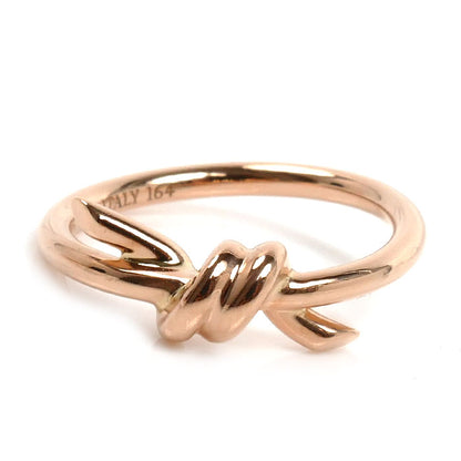 TIFFANY&Co. ティファニー K18PG ピンクゴールド ノット リング・指輪 8号 3.0g レディース【中古】【美品】