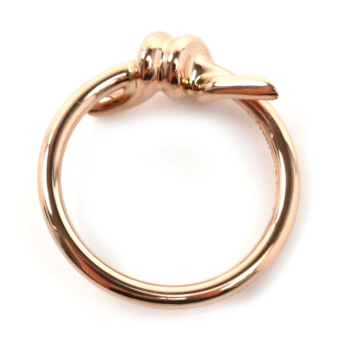 TIFFANY&Co. ティファニー K18PG ピンクゴールド ノット リング・指輪 8号 3.0g レディース【中古】【美品】