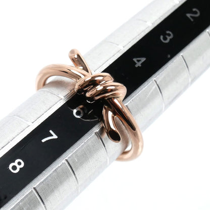 TIFFANY&Co. ティファニー K18PG ピンクゴールド ノット リング・指輪 8号 3.0g レディース【中古】【美品】