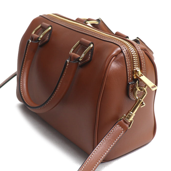 CELINE セリーヌ キュイル トリオンフ スモール ボストン 2Wayショルダーバッグ ブラウン 113773DU3.04LU レディース【中古】【美品】