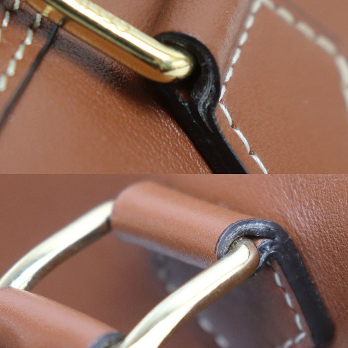 CELINE セリーヌ キュイル トリオンフ スモール ボストン 2Wayショルダーバッグ ブラウン 113773DU3.04LU レディース【中古】【美品】