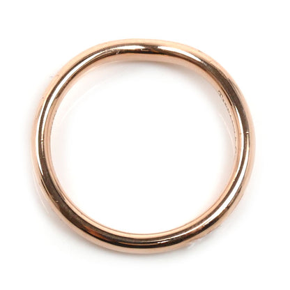 TIFFANY&Co. ティファニー K18PG ピンクゴールド カーブドバンド 1P ダイヤ リング・指輪 ダイヤモンド 9号 2.6g レディース【中古】