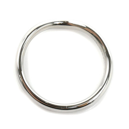 TIFFANY&Co. ティファニー Pt950プラチナ カーブドバンド 1P ダイヤ リング・指輪 ダイヤモンド 9号 3.7g レディース【中古】【美品】