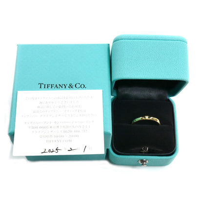 TIFFANY&Co. ティファニー K18YG イエローゴールド トゥルーバンド ダイヤ リング・指輪 ダイヤモンド 10号 3.3g レディース【中古】