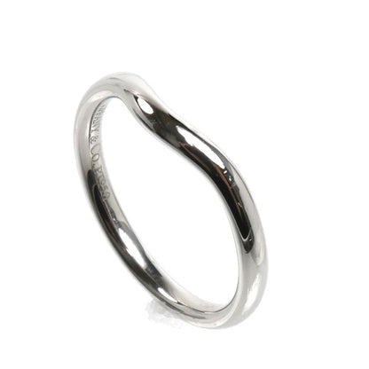 TIFFANY&Co. ティファニー Pt950プラチナ カーブドバンド リング・指輪 60016471 9号 3.5g レディース【中古】【美品】