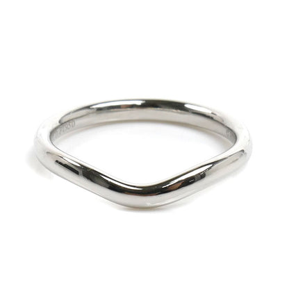 TIFFANY&Co. ティファニー Pt950プラチナ カーブドバンド リング・指輪 60016471 9号 3.5g レディース【中古】【美品】
