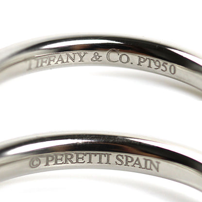 TIFFANY&Co. ティファニー Pt950プラチナ カーブドバンド リング・指輪 60016471 9号 3.5g レディース【中古】【美品】