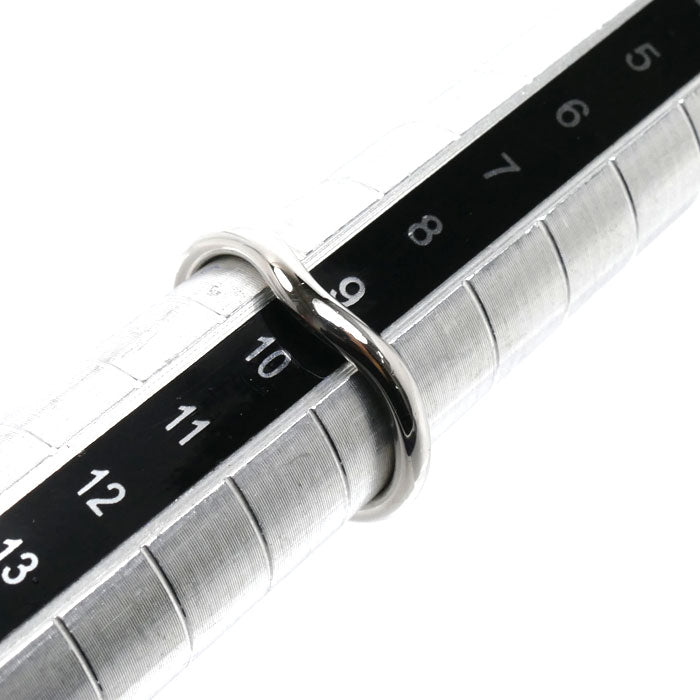 TIFFANY&Co. ティファニー Pt950プラチナ カーブドバンド リング・指輪 60016471 9号 3.5g レディース【中古】【美品】