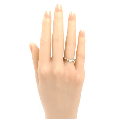 TIFFANY&Co. ティファニー Pt950プラチナ カーブドバンド リング・指輪 60016471 9号 3.5g レディース【中古】【美品】