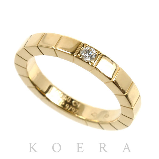 CARTIER カルティエ K18YG イエローゴールド ラニエール 1Pダイヤ リング・指輪 ダイヤモンド 10号 50 5.5g レディース【中古】【美品】