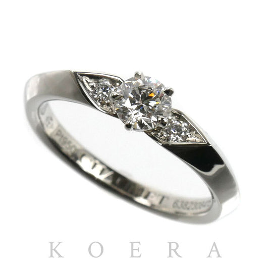 Chaumet ショーメ Pt950プラチナ セレナード リング・指輪 ダイヤモンド0.31ct 9号 4.1g レディース【中古】【美品】