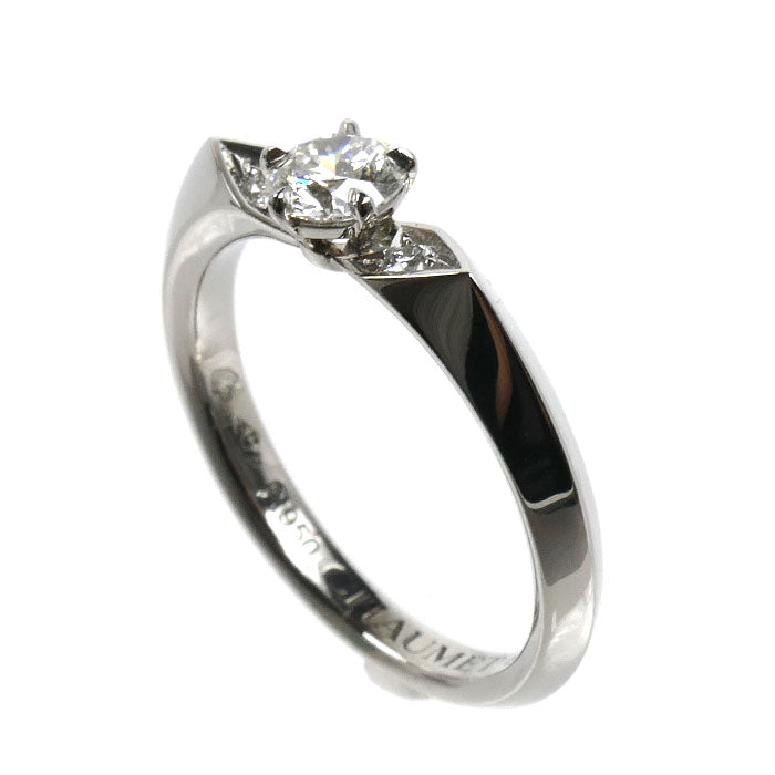 Chaumet ショーメ Pt950プラチナ セレナード リング・指輪 ダイヤモンド0.31ct 9号 4.1g レディース【中古】【美品】