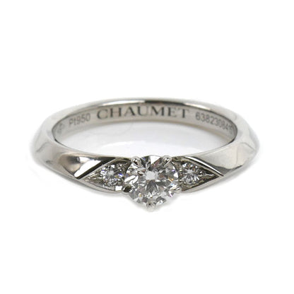 Chaumet ショーメ Pt950プラチナ セレナード リング・指輪 ダイヤモンド0.31ct 9号 4.1g レディース【中古】【美品】