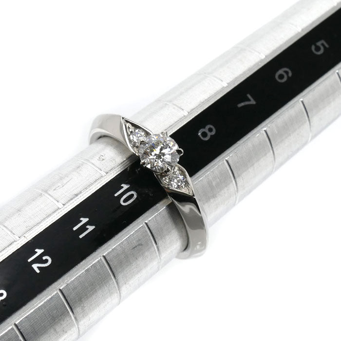 Chaumet ショーメ Pt950プラチナ セレナード リング・指輪 ダイヤモンド0.31ct 9号 4.1g レディース【中古】【美品】