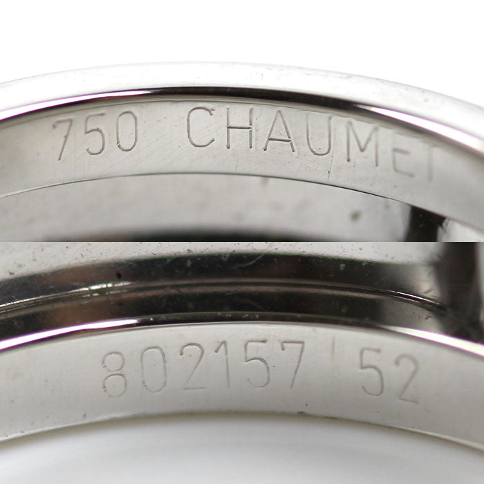 Chaumet ショーメ K18WG ホワイトゴールド フリソン リング・指輪 ピンクサファイア ダイヤモンド 12号 52 13.0g レディース【中古】【美品】