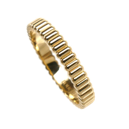 Boucheron ブシュロン K18YG イエローゴールド キャトル グログラン リング・指輪 JAL01169 13号 53 3.3g レディース【中古】【美品】