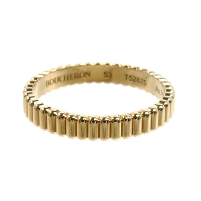 Boucheron ブシュロン K18YG イエローゴールド キャトル グログラン リング・指輪 JAL01169 13号 53 3.3g レディース【中古】【美品】