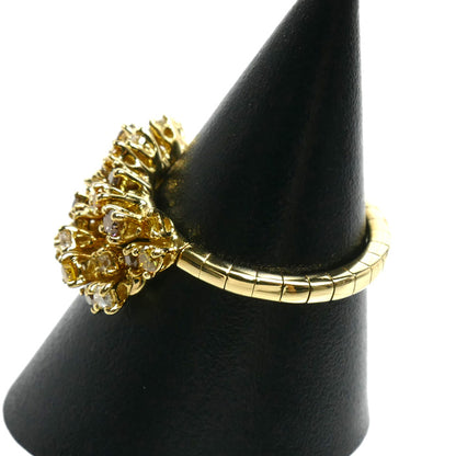 Damiani ダミアーニ K18YG イエローゴールド ミモザ リング・指輪 20078489 ダイヤモンド 5.1g フリーサイズ レディース【中古】