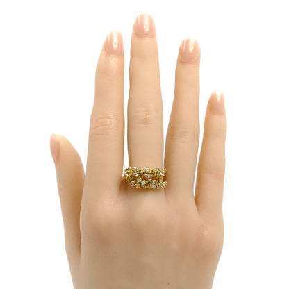 Damiani ダミアーニ K18YG イエローゴールド ミモザ リング・指輪 20078489 ダイヤモンド 5.1g フリーサイズ レディース【中古】