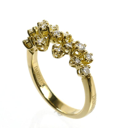 Damiani ダミアーニ K18YG イエローゴールド ミモザ リング・指輪 20086884 ダイヤモンド 11号 3.8g レディース【中古】【美品】