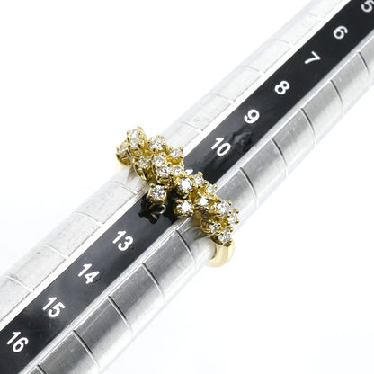 Damiani ダミアーニ K18YG イエローゴールド ミモザ リング・指輪 20086884 ダイヤモンド 11号 3.8g レディース【中古】【美品】