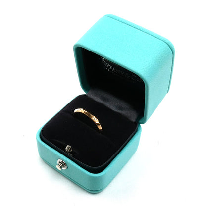TIFFANY&Co. ティファニー K18PG ピンクゴールド トゥルー リング・指輪 67134176 ダイヤモンド 9号 3.2g レディース【中古】