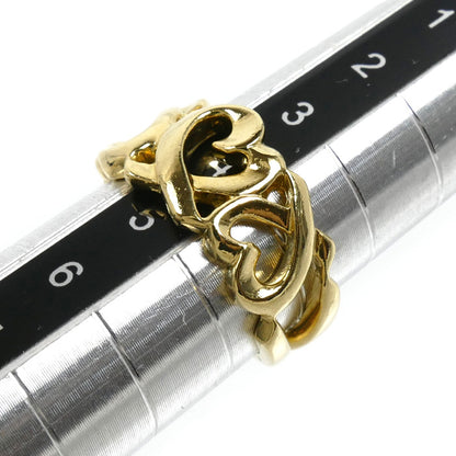 TIFFANY&Co. ティファニー K18YG イエローゴールド トリプルラビングハート リング・指輪 4号 4.4g レディース【中古】