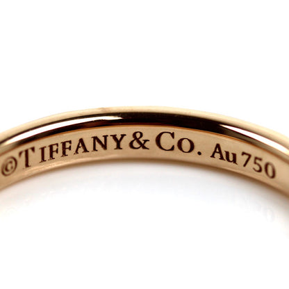 TIFFANY&Co. ティファニー K18PG ピンクゴールド トゥルーバンド リング・指輪 67134257 ダイヤモンド 14号 3.1g ユニセックス【中古】【美品】
