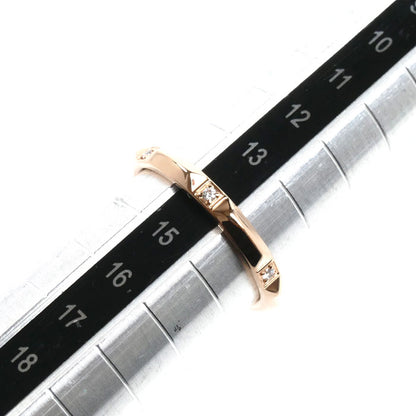 TIFFANY&Co. ティファニー K18PG ピンクゴールド トゥルーバンド リング・指輪 67134257 ダイヤモンド 14号 3.1g ユニセックス【中古】【美品】