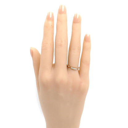 BELLESIORA ベルシオラ K18PG ピンクゴールド リング・指輪 ダイヤモンド0.15ct 7号 1.4g レディース【中古】