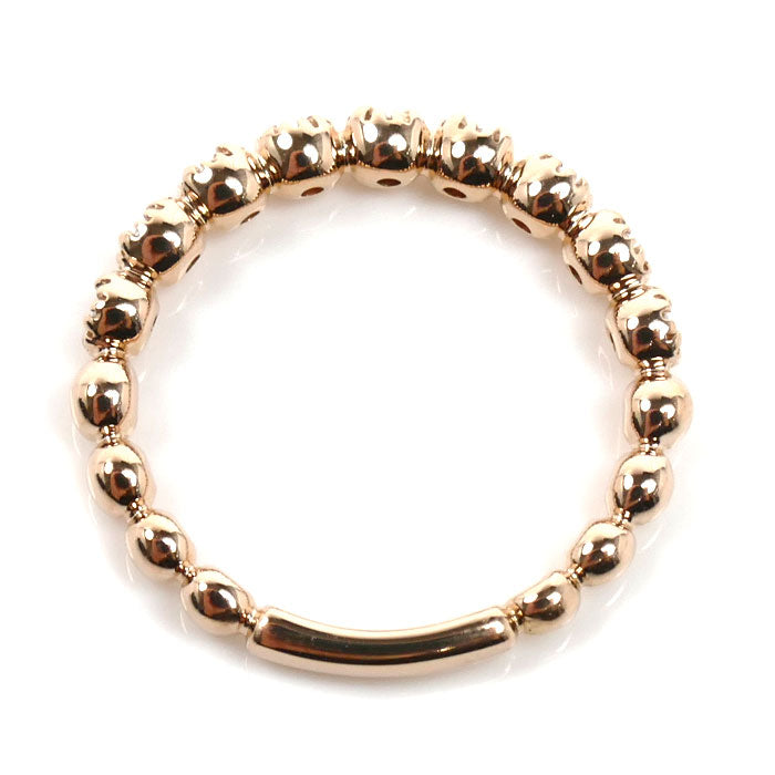 Ponte Vecchio ポンテヴェキオ K18PG ピンクゴールド リング・指輪 ダイヤモンド0.17ct 10号 2.7g レディース【中古】