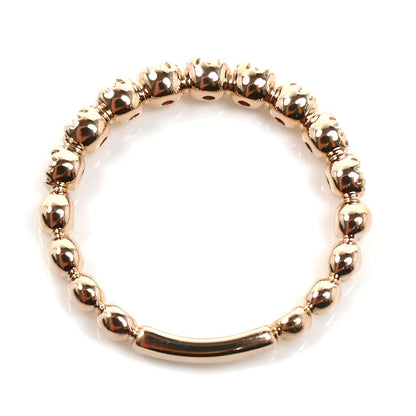 Ponte Vecchio ポンテヴェキオ K18PG ピンクゴールド リング・指輪 ダイヤモンド0.17ct 10号 2.7g レディース【中古】