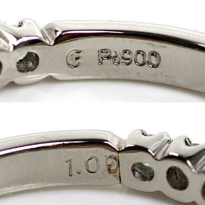 Pt900プラチナ エタニティ リング・指輪 ダイヤモンド1.00ct 12号 4.7g レディース【中古】【美品】