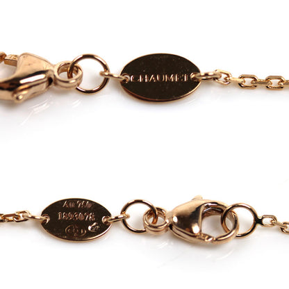 Chaumet ショーメ K18PG ピンクゴールド ジュ ドゥ リアン ハーモニー スモール ネックレス 084426 オニキス ダイヤモンド 4.5g 38/40/42cm レディース【中古】【美品】