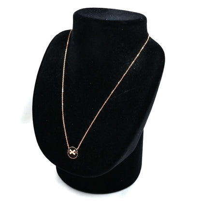 Chaumet ショーメ K18PG ピンクゴールド ジュ ドゥ リアン ハーモニー スモール ネックレス 084426 オニキス ダイヤモンド 4.5g 38/40/42cm レディース【中古】【美品】