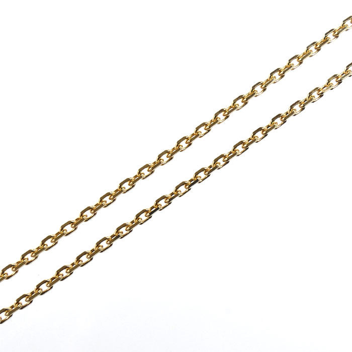 Van Cleef & Arpels ヴァンクリーフ＆アーペル K18YG イエローゴールド フォルサチェーン ネックレス 3.4g 37/42cm レディース【中古】