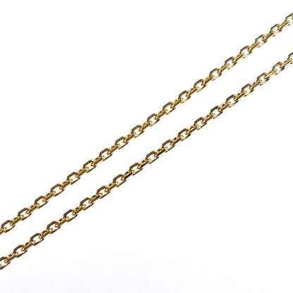 Van Cleef & Arpels ヴァンクリーフ＆アーペル K18YG イエローゴールド フォルサチェーン ネックレス 3.4g 37/42cm レディース【中古】