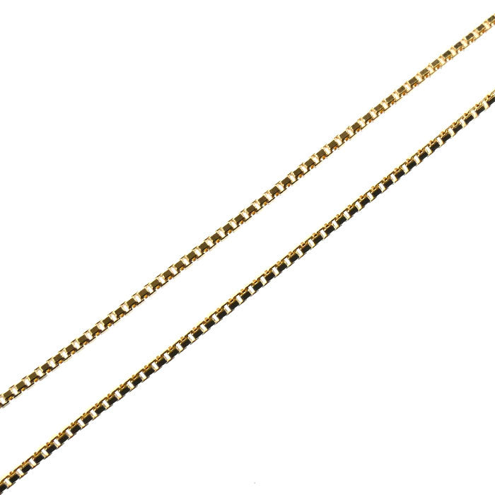 BELLESIORA ベルシオラ K18YG イエローゴールド ネックレス ルビー ダイヤモンド0.06ct 2.5g 40cm レディース【中古】【美品】