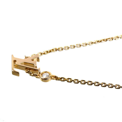 LOUIS VUITTON ルイ・ヴィトン K18YG イエローゴールド パンダンティフ イディール ブロッサム ネックレス Q93626 ダイヤモンド 4.1g 38/40cm レディース【中古】