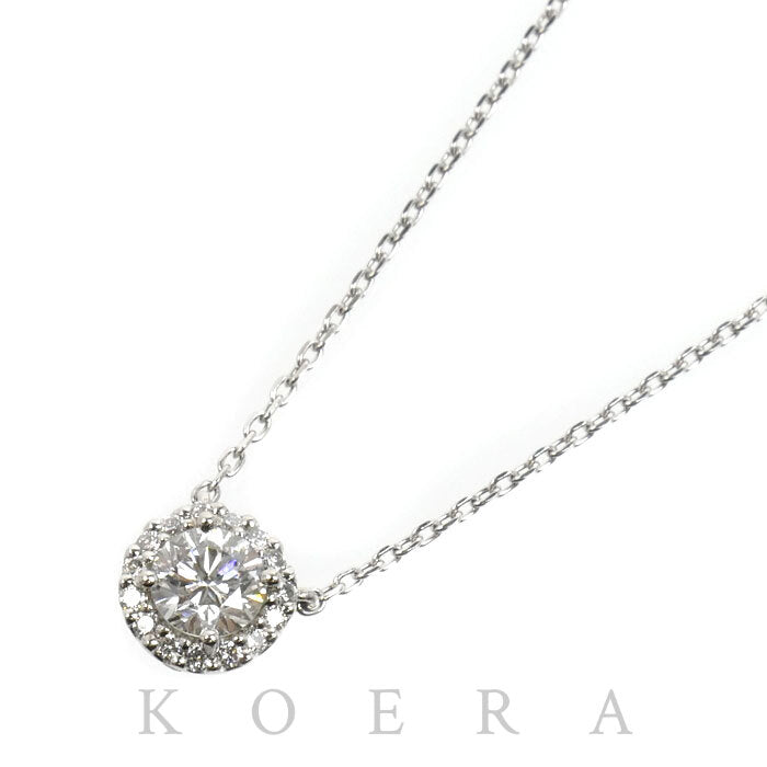 Vendome Aoyama ヴァンドーム青山 Pt950プラチナ Pt850プラチナ グレース ネックレス ダイヤモンド0.38ct 2.6g 37/40cm レディース【中古】