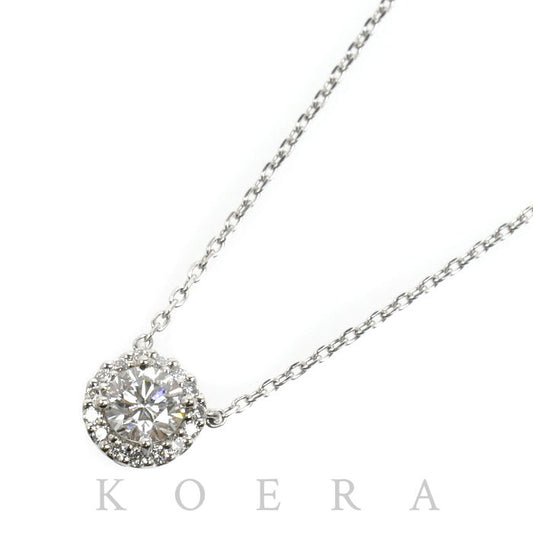 Vendome Aoyama ヴァンドーム青山 Pt950プラチナ Pt850プラチナ グレース ネックレス ダイヤモンド0.38ct 2.6g 37/40cm レディース【中古】