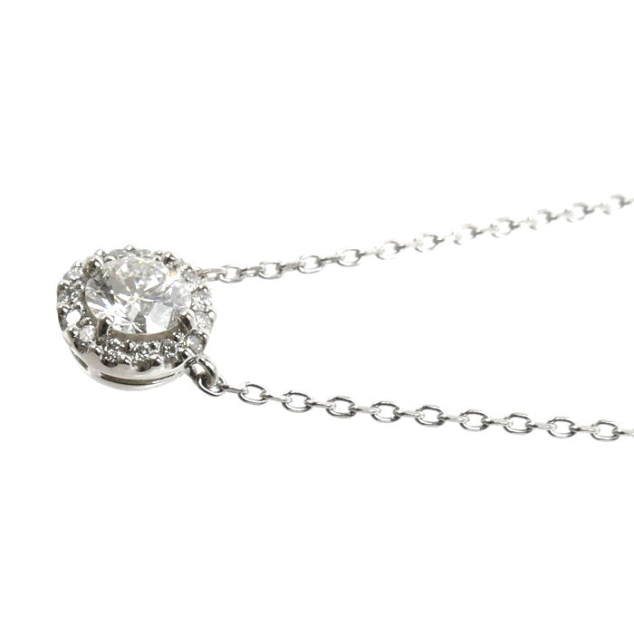 Vendome Aoyama ヴァンドーム青山 Pt950プラチナ Pt850プラチナ グレース ネックレス ダイヤモンド0.38ct 2.6g 37/40cm レディース【中古】